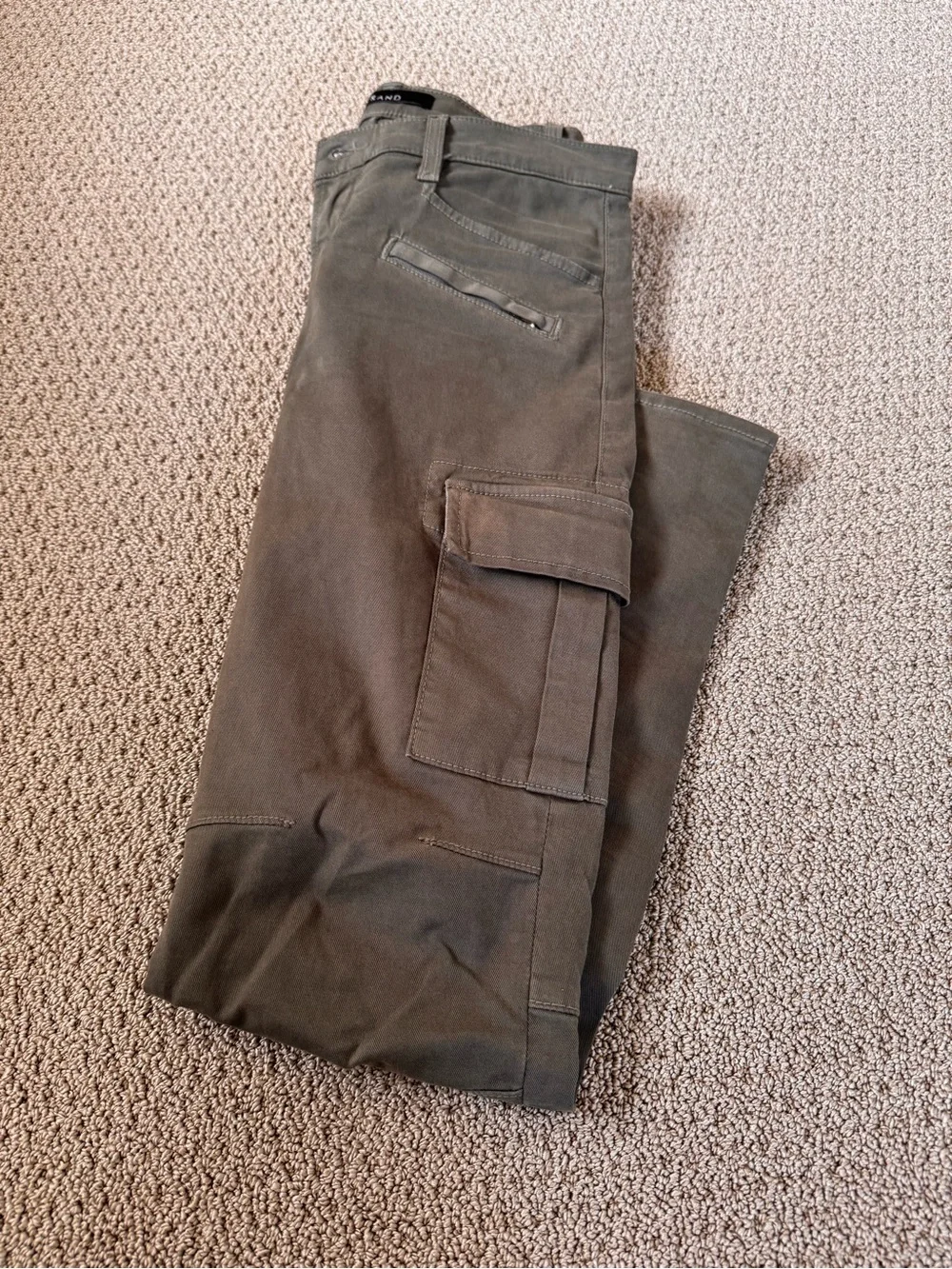 J BRAND Cargo/Slim Leg Jeans ‘Grayson’ in Vint Olive. Very good condition sz 26 - Picture 9 of 9